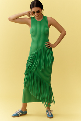 Spiral Knit Maxi Dress