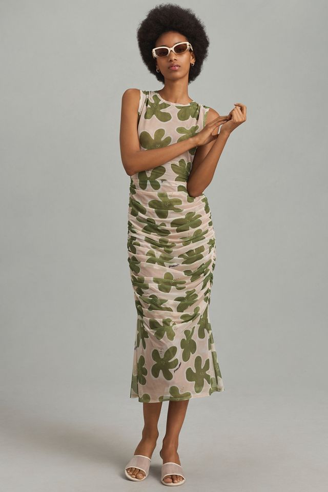 Simon Miller Tangier Printed Mesh Midi Dress #2
