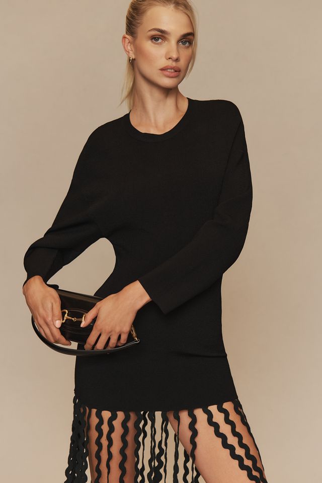 SIMONMILLER Wallis Knit Fringe Dress #3
