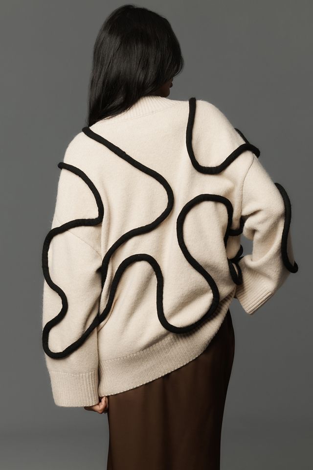 SIMONMILLER Leith Embroidered Sweater #1