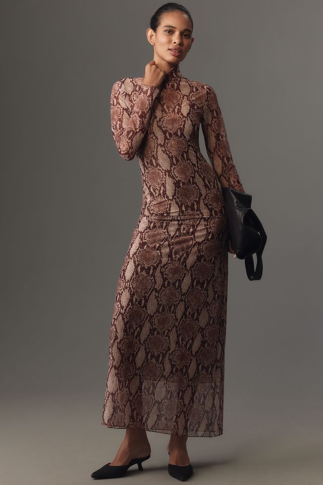 Anthropologie snake print dress best sale