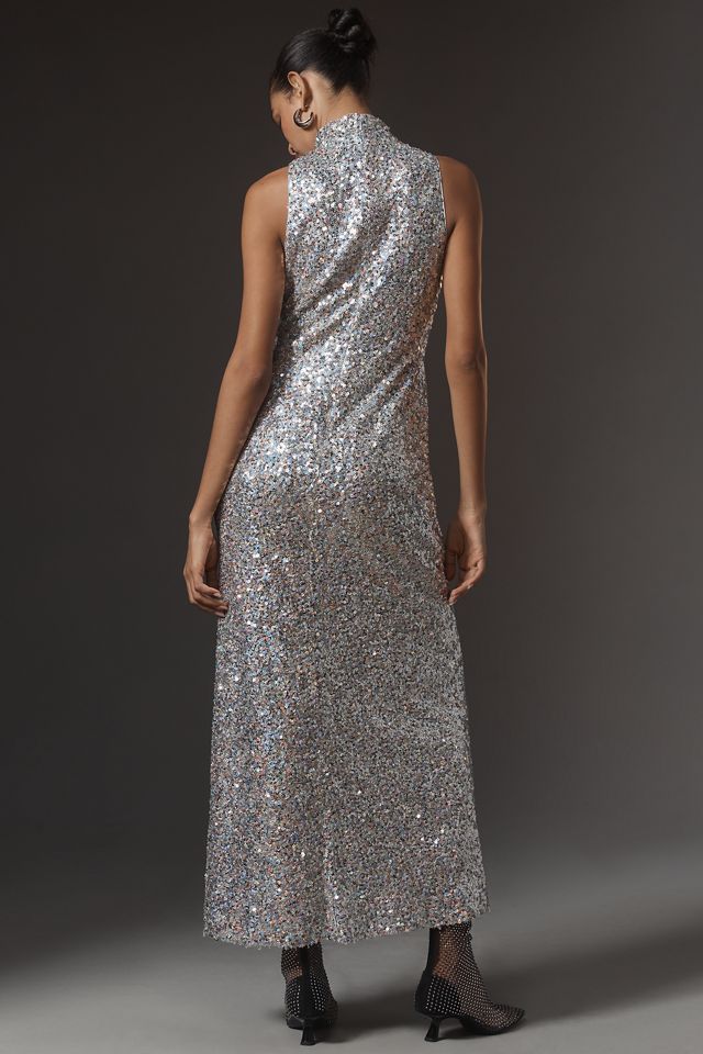 SIMONMILLER Sculpty Sleeveless Sequin Maxi Dress #2