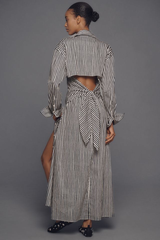 SIMONMILLER Loch Poplin Maxi Dress #1