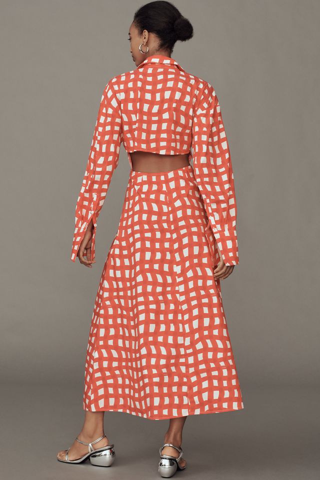 SIMONMILLER Loch Poplin Maxi Dress