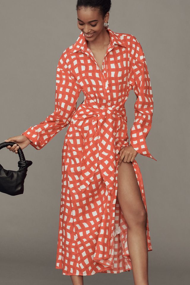 SIMONMILLER Loch Poplin Maxi Dress