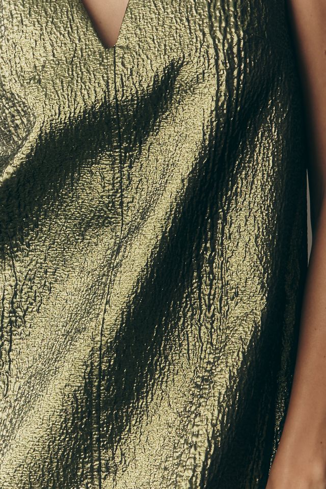 SIMONMILLER Fountain Metallic Mini Dress