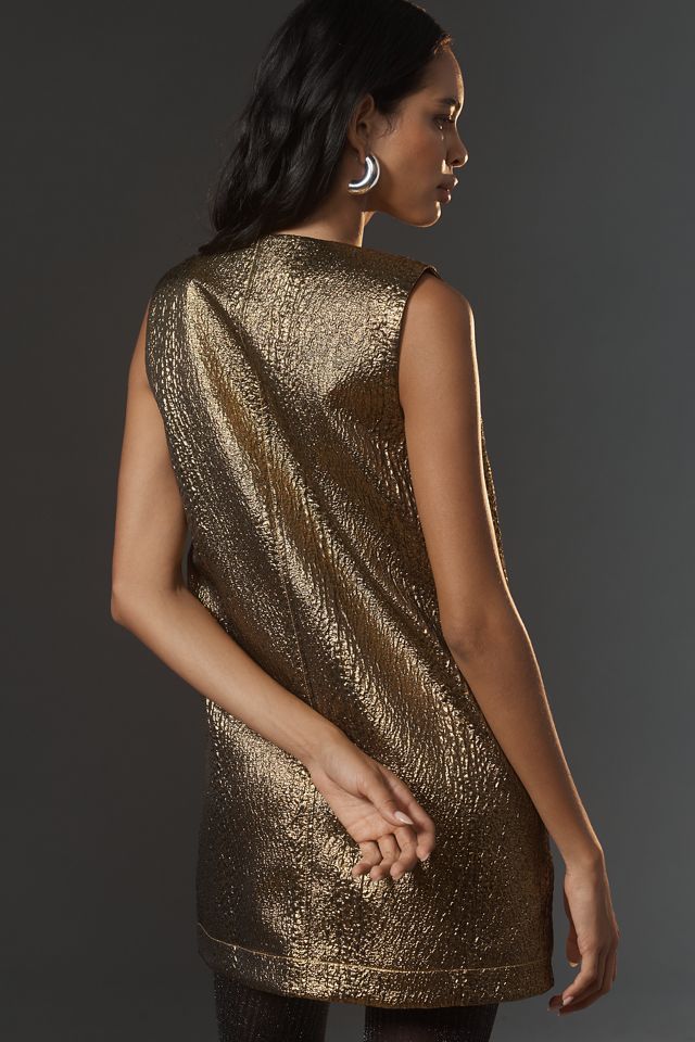 SIMONMILLER Fountain Metallic Mini Dress #2