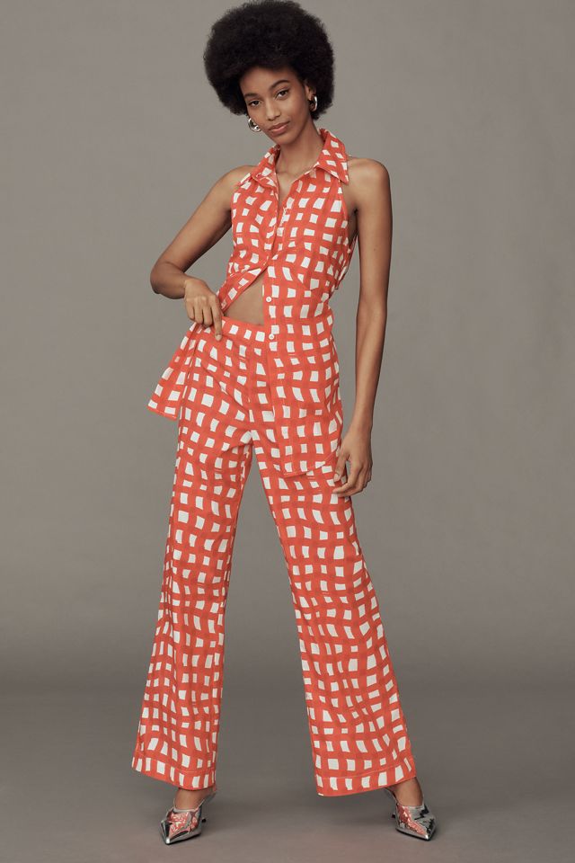 SIMONMILLER Pia Poplin Mid-Rise Wide-Leg Pants #3