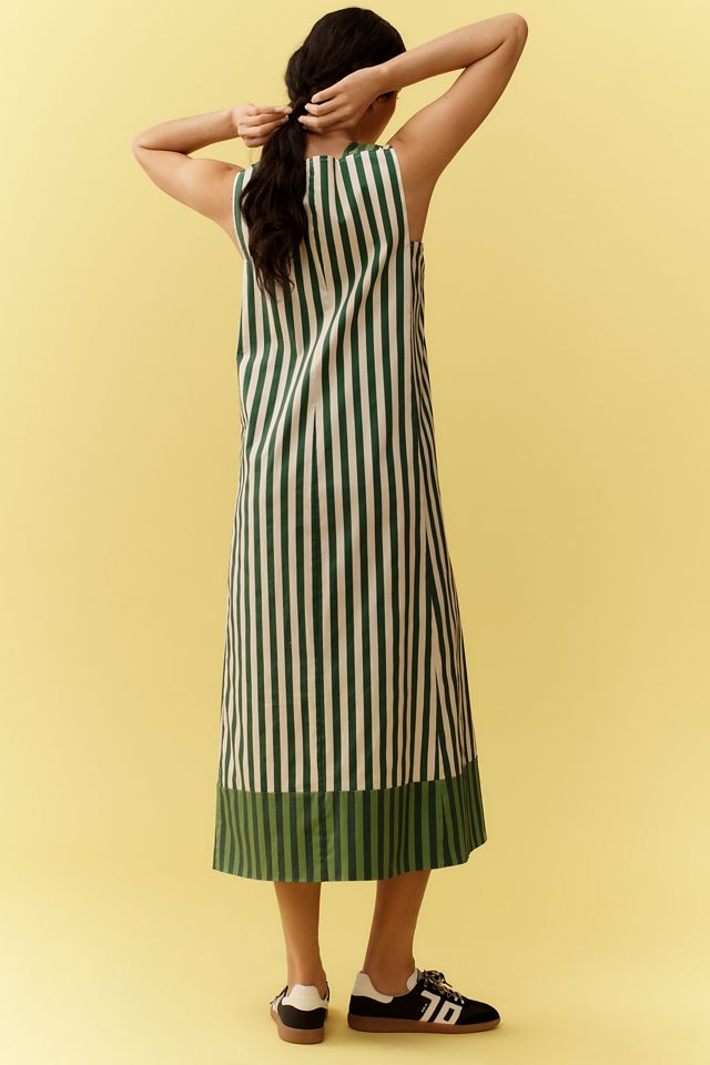 SIMONMILLER Mar Printed Poplin Midi Dress #1
