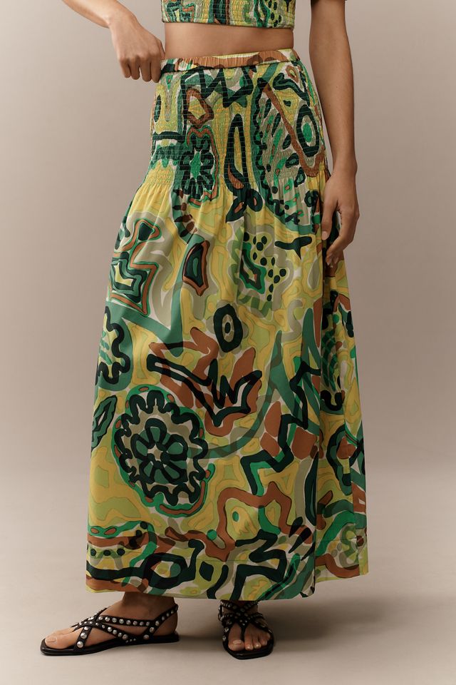 SIMONMILLER Flor Poplin Maxi Skirt #1