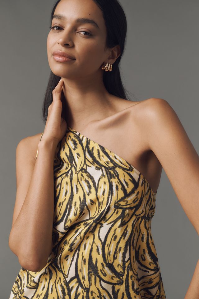 SIMONMILLER Rea One-Shoulder Poplin Maxi Dress #1