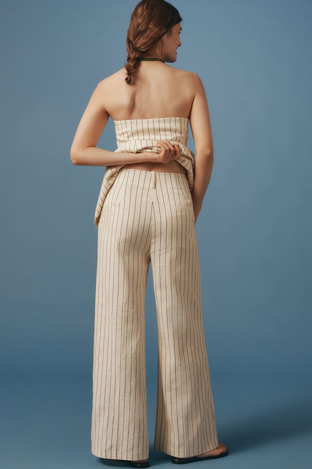 SIMONMILLER Bloo Linen Blend High-Rise Wide-Leg Pants #2