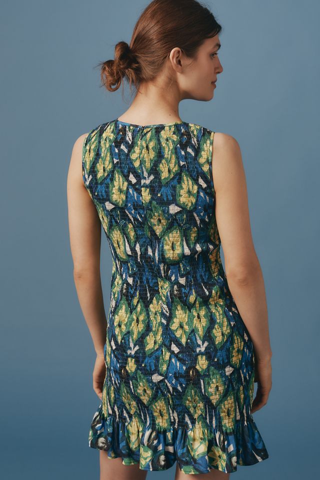 SIMONMILLER Belle Sleeveless Smocked Mini Dress #1