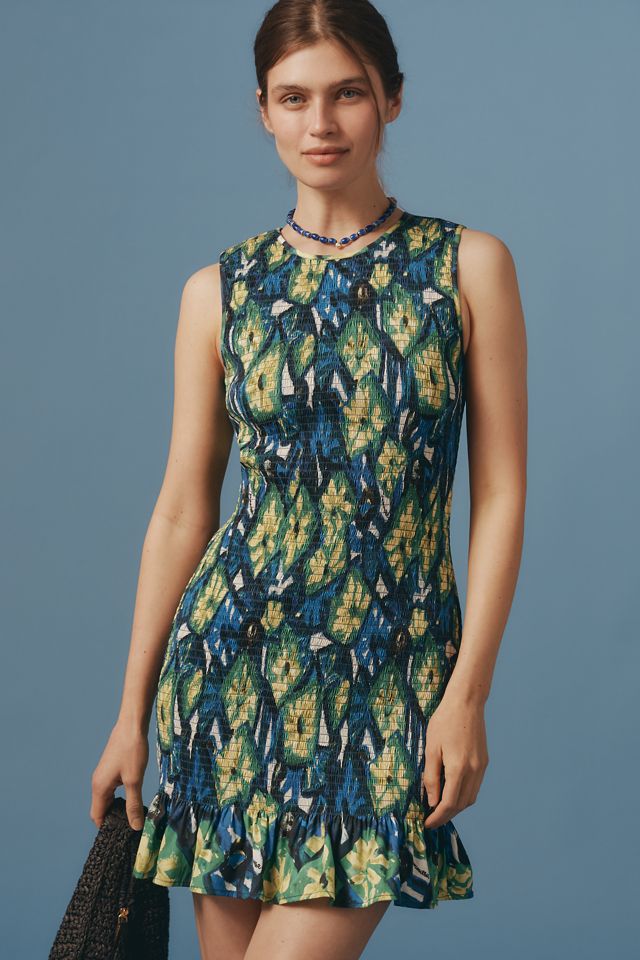 SIMONMILLER Belle Sleeveless Smocked Mini Dress #2