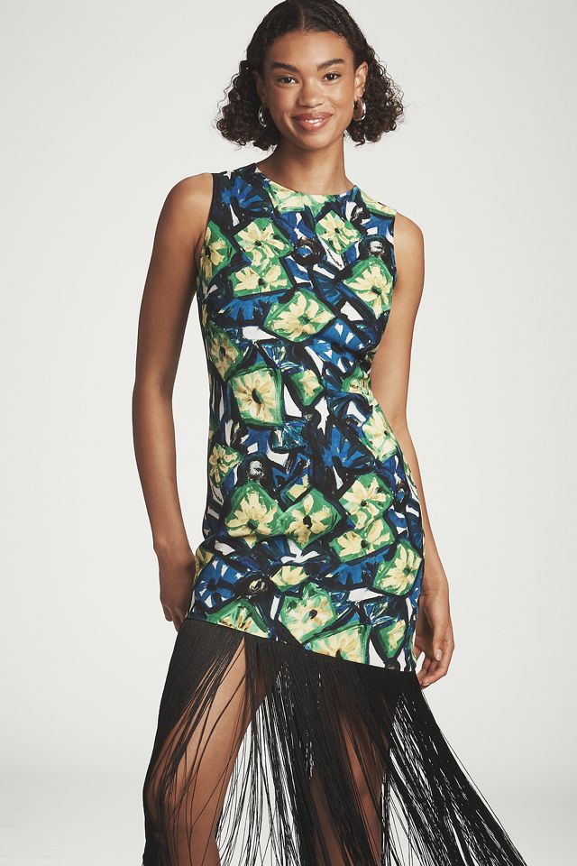 SIMONMILLER Casablanca Asymmetric Fringe Dress #2