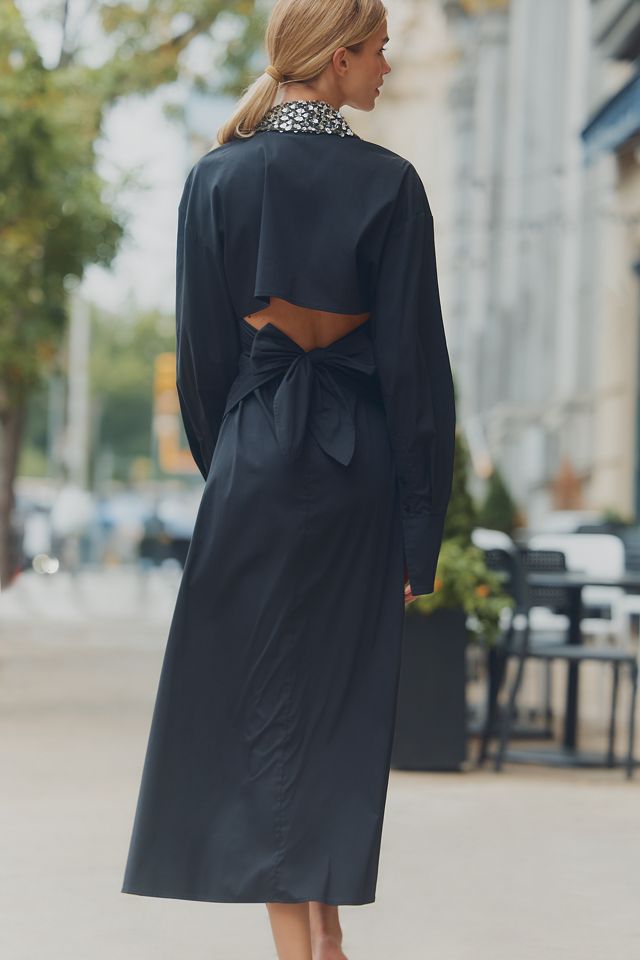 SIMONMILLER Loch Poplin Maxi Dress #2