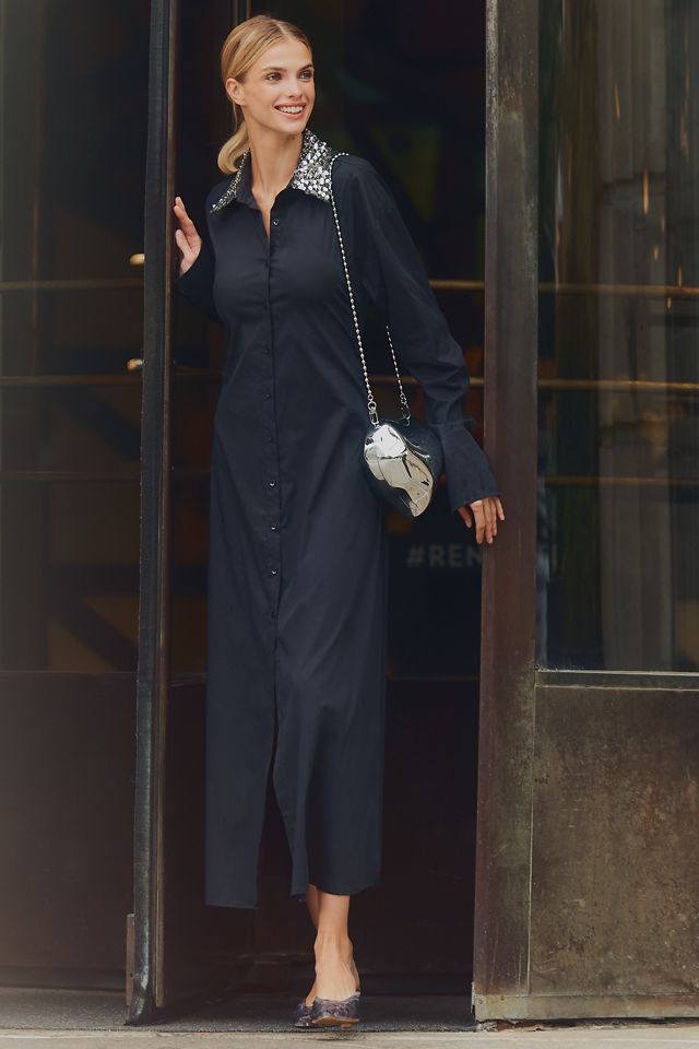 SIMONMILLER Loch Poplin Maxi Dress #1