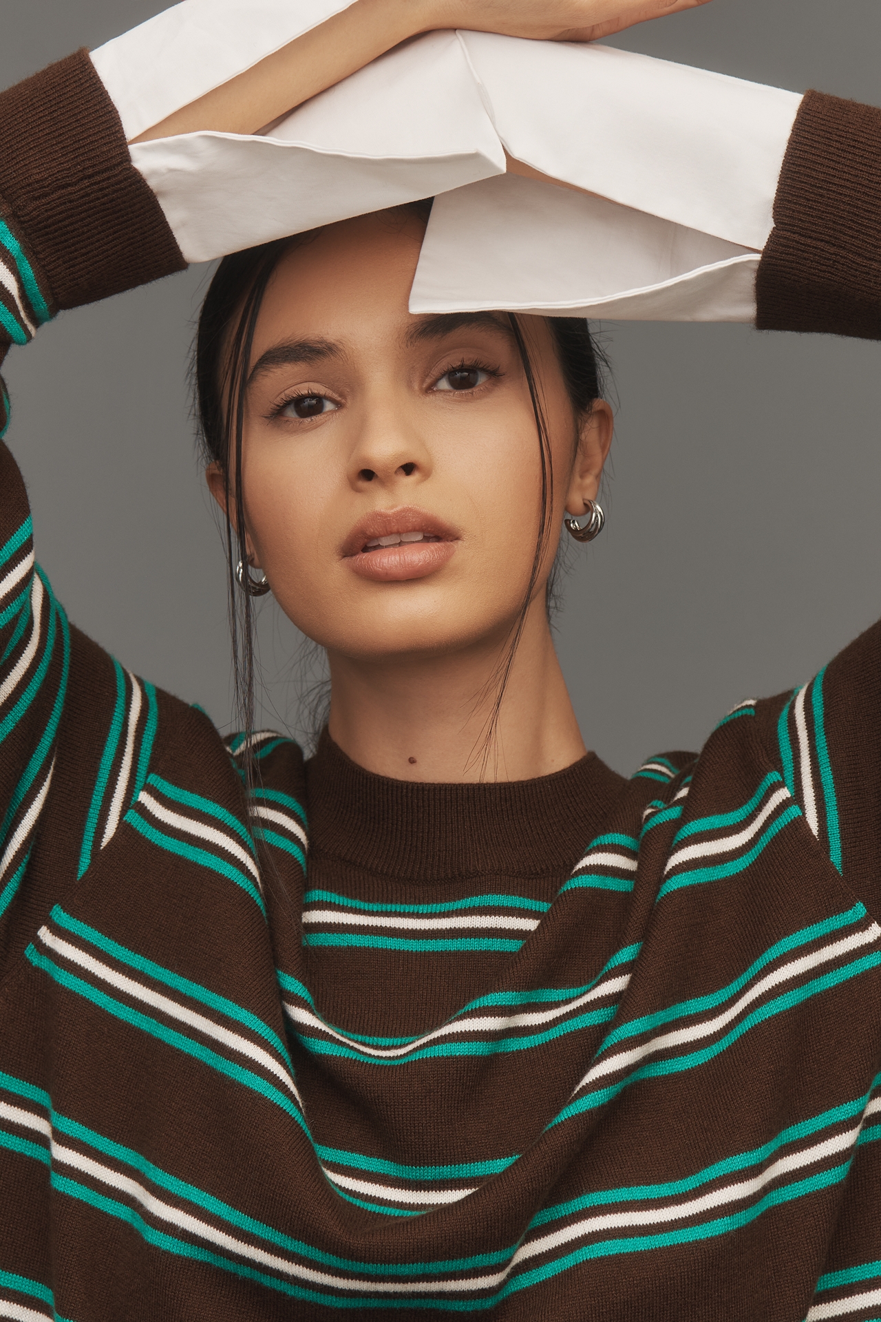 SIMONMILLER Pip Poplin Combo Sweater