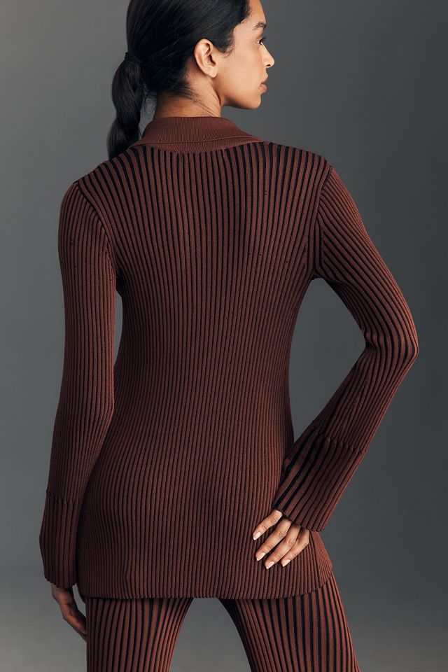 SIMONMILLER Palo Ribbed Knit Top #1
