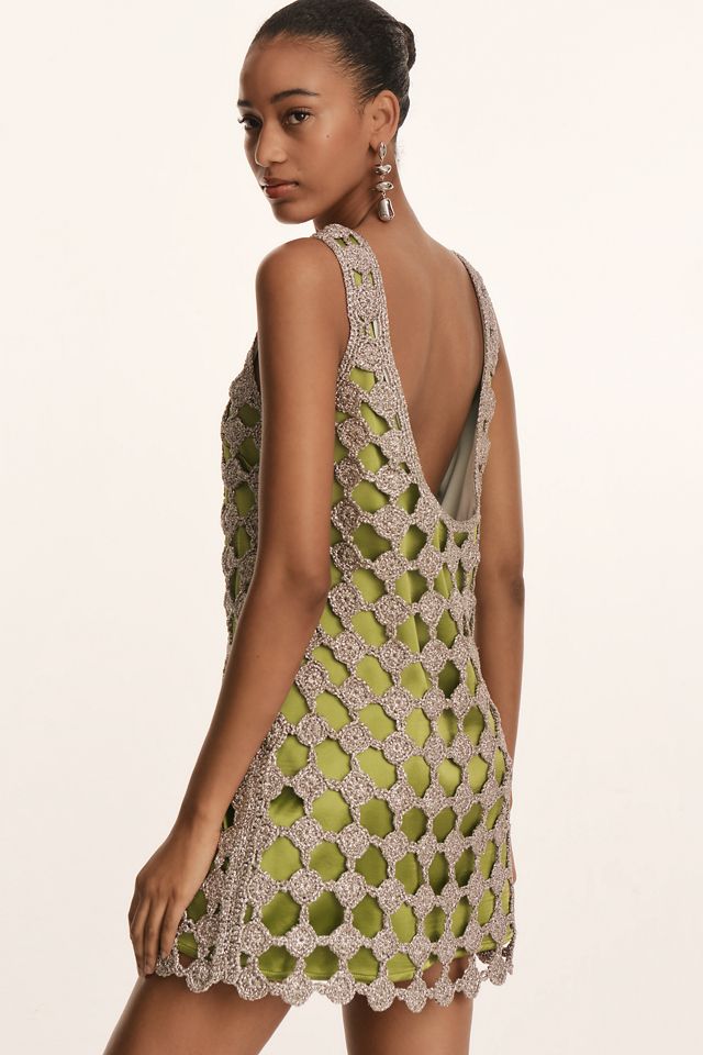 SIMONMILLER Sina Crochet Mini Dress #3