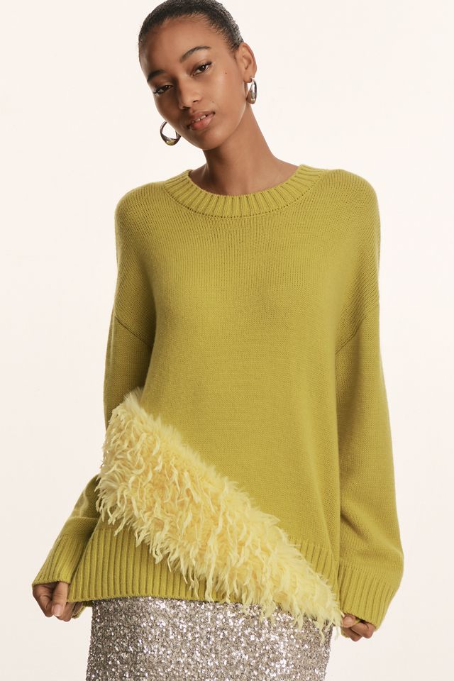 SIMONMILLER Zira Novelty Wool Blend Sweater #1