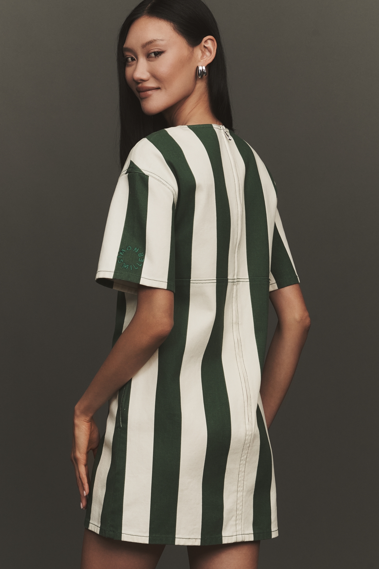 SIMONMILLER Louise Short-Sleeve Shift Dress