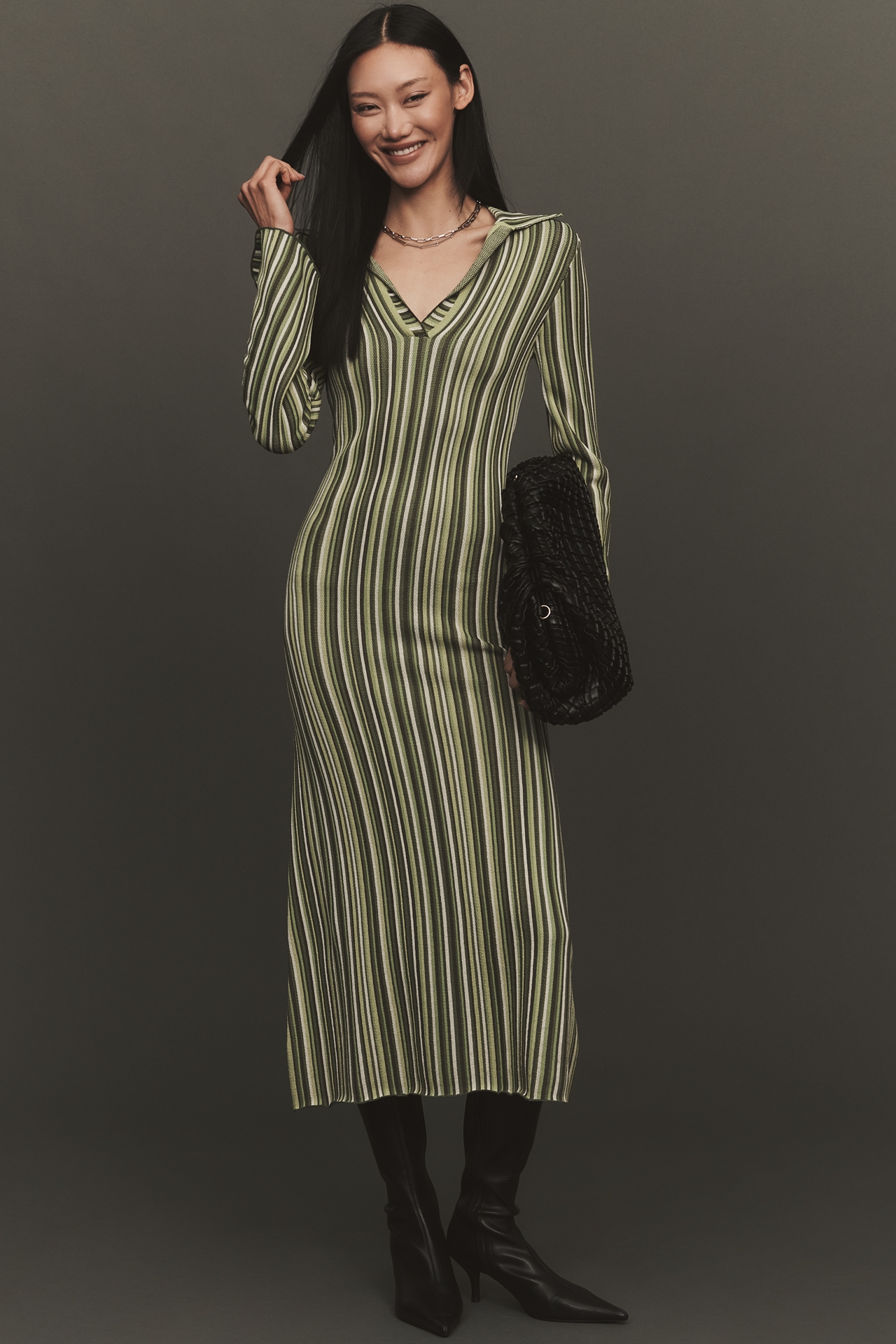 SIMONMILLER Reade Polo Midi Dress