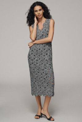 SIMONMILLER Muro Crochet Midi Dress | Anthropologie