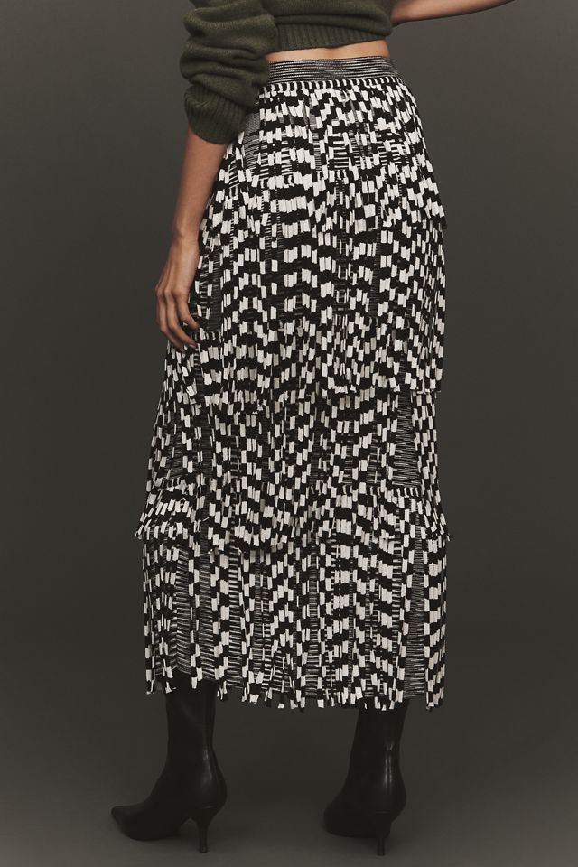 SIMONMILLER Za Za Fringe Knit Midi Skirt | Anthropologie