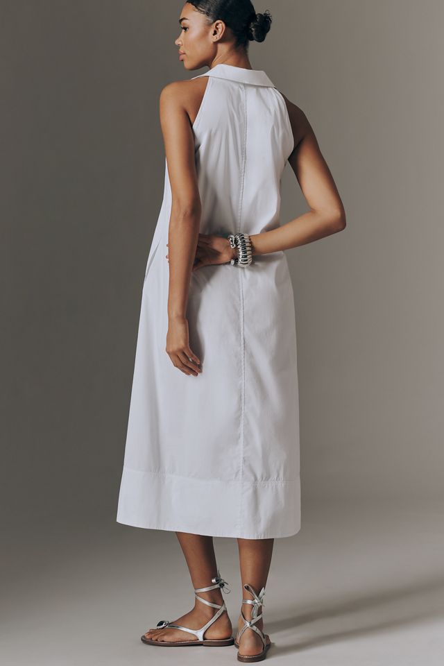SIMONMILLER Nava Poplin Halter Midi Dress #3