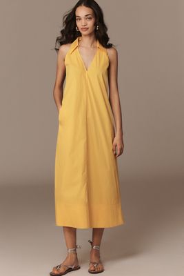 SIMONMILLER Nava Poplin Sleeveless Midi Dress
