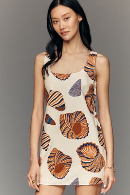 SIMONMILLER Sahara Linen Sleeveless Mini Dress