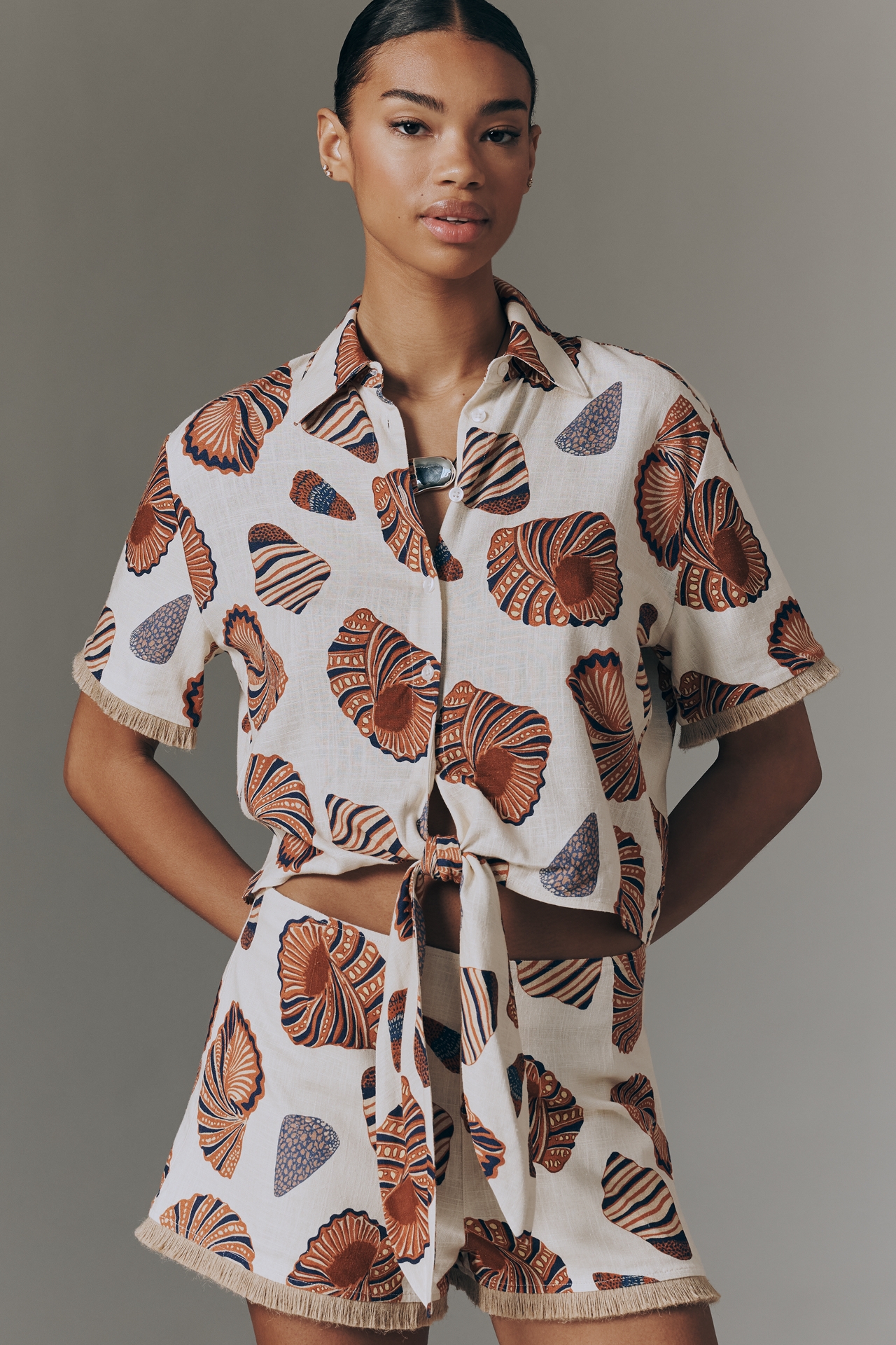 SIMONMILLER Mina Linen Shorts