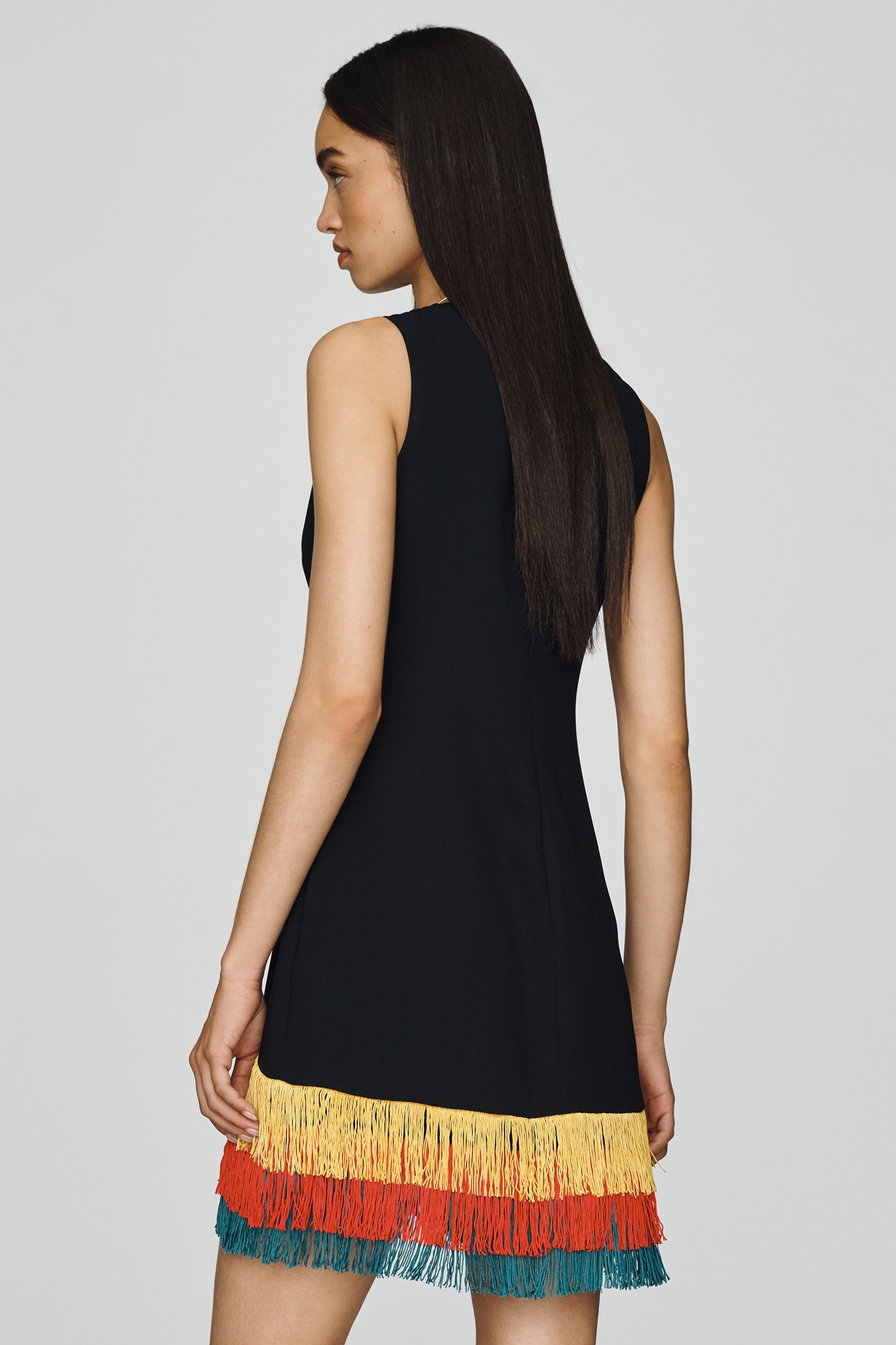 SIMONMILLER Bowie Fringe Mini Dress