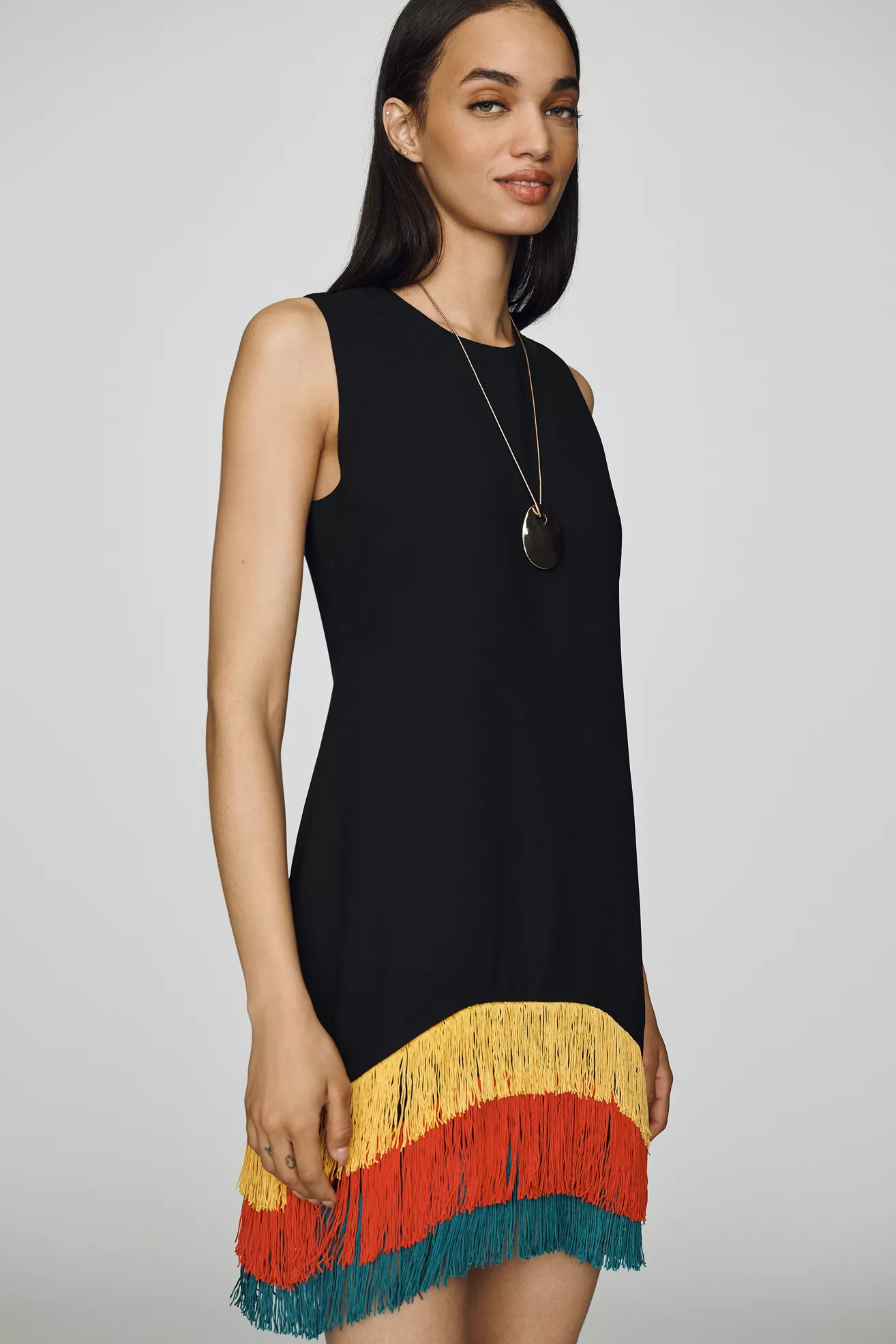 SIMONMILLER Bowie Fringe Mini Dress