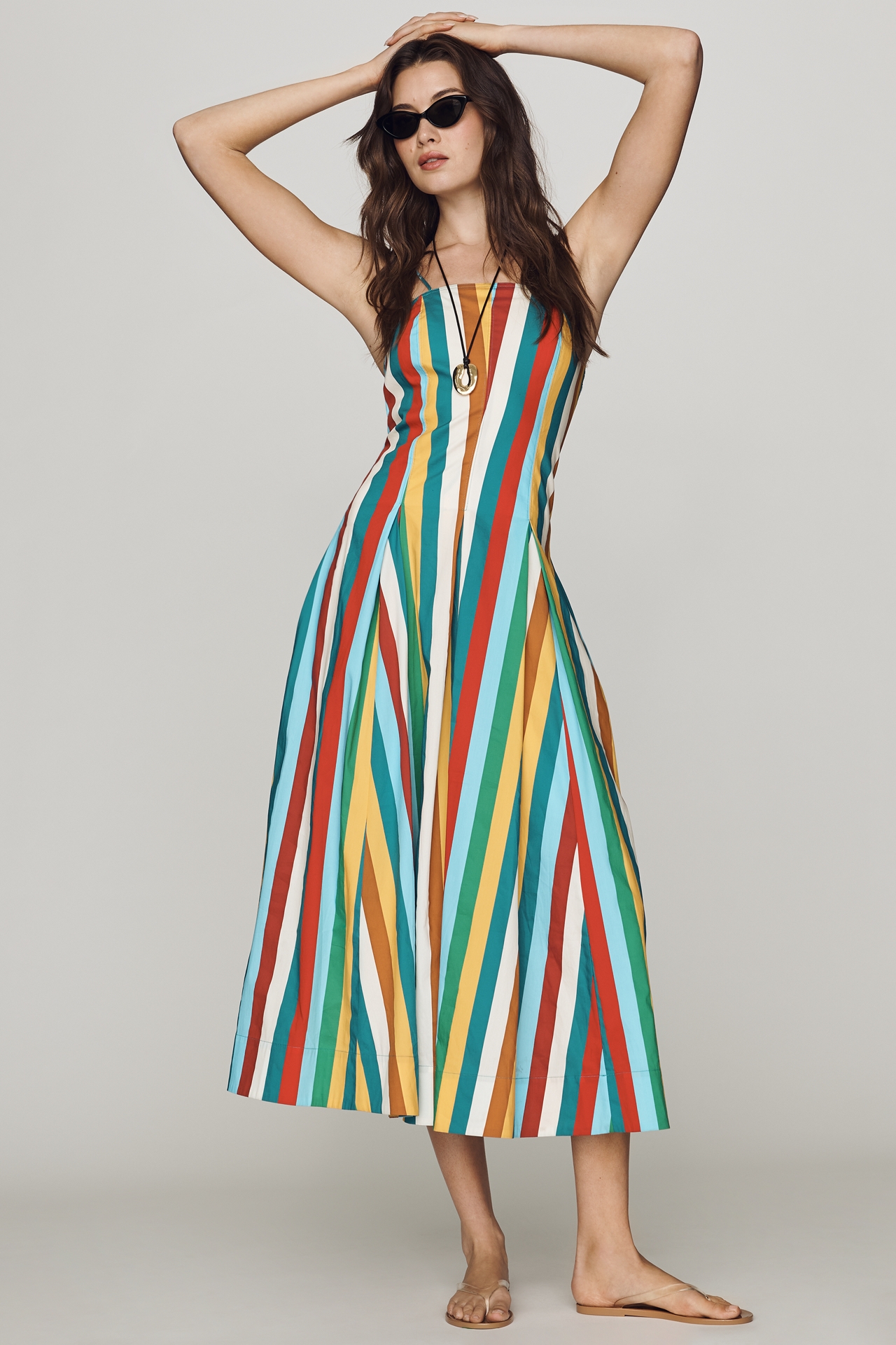 SIMONMILLER Astrid Poplin Midi Dress