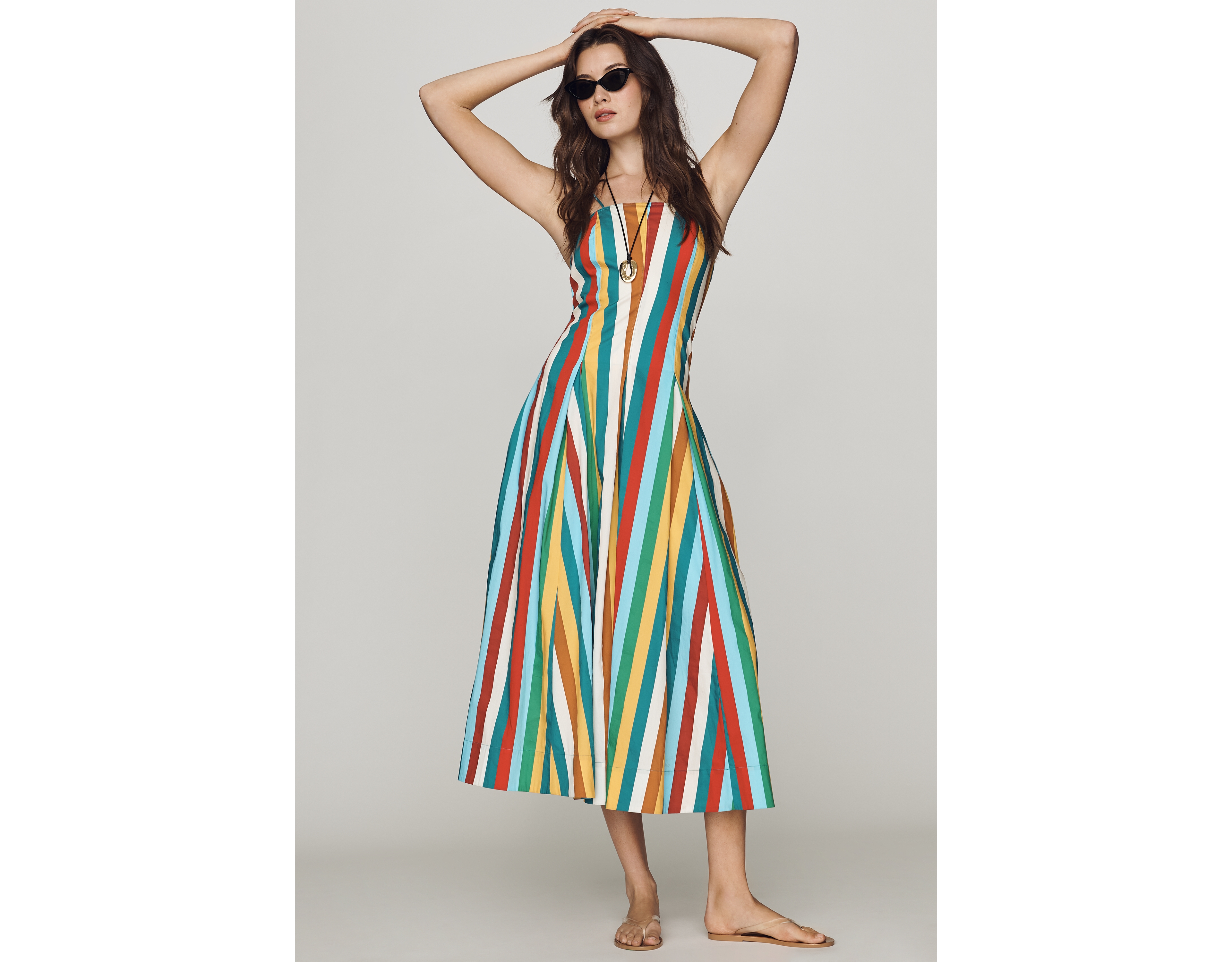 SIMONMILLER Astrid Poplin Midi Dress