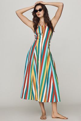 SIMONMILLER Astrid Poplin Midi Dress