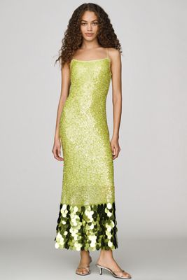 SIMONMILLER Imogen Sequin Midi Dress
