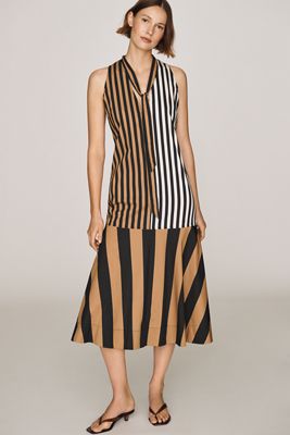 SIMONMILLER Celeste Poplin Midi Dress