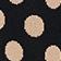Black/Tan Polka Dot