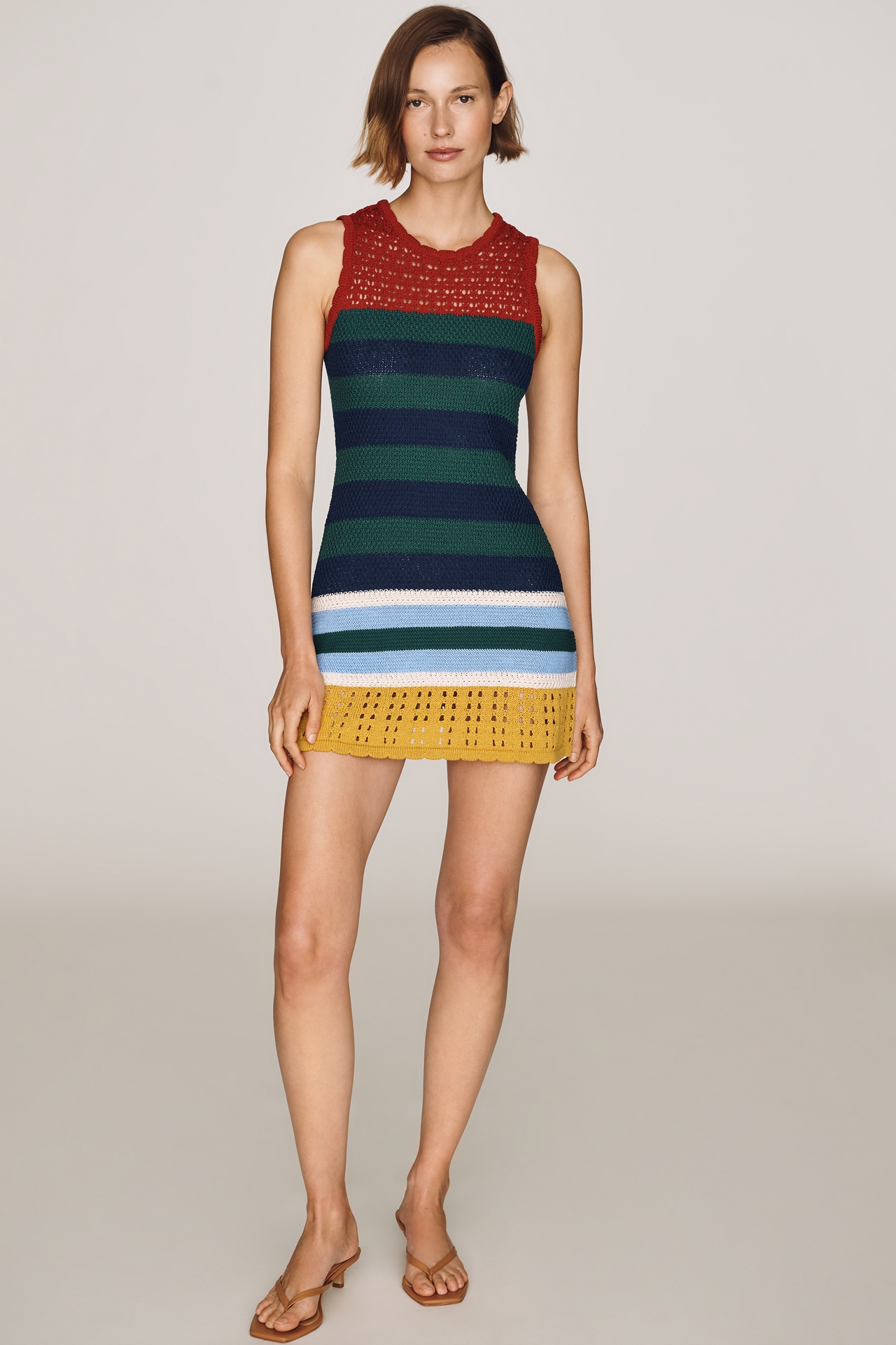 SIMONMILLER Yvonne Cotton Knit Mini Dress