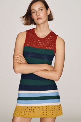 SIMONMILLER Yvonne Cotton Knit Mini Dress