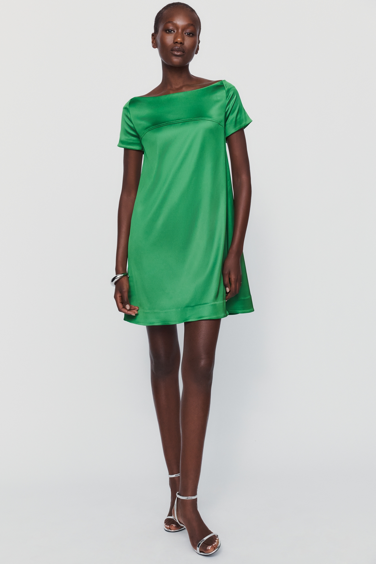 SIMONMILLER Taja Satin Mini Dress