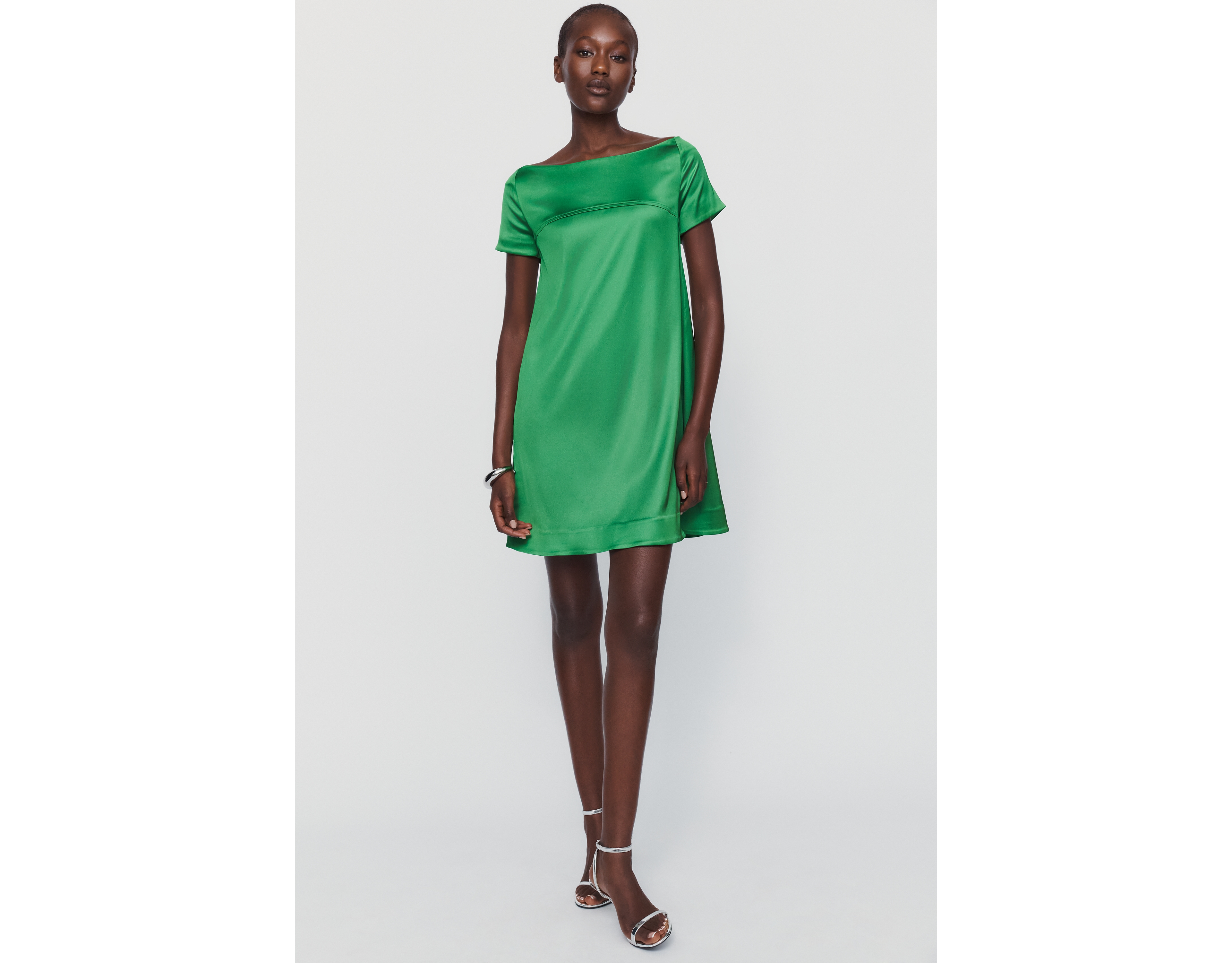 SIMONMILLER Taja Satin Mini Dress