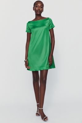 SIMONMILLER Taja Satin Mini Dress
