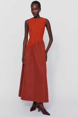 SIMONMILLER Laurel Moiré Maxi Dress