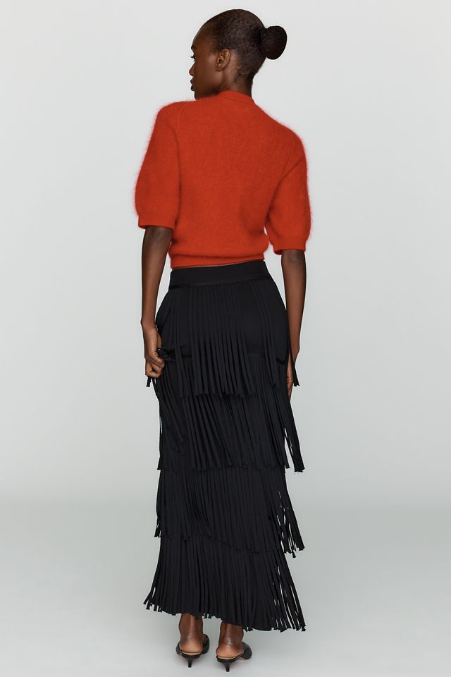 SIMONMILLER Za Za Knit Fringe Skirt #2