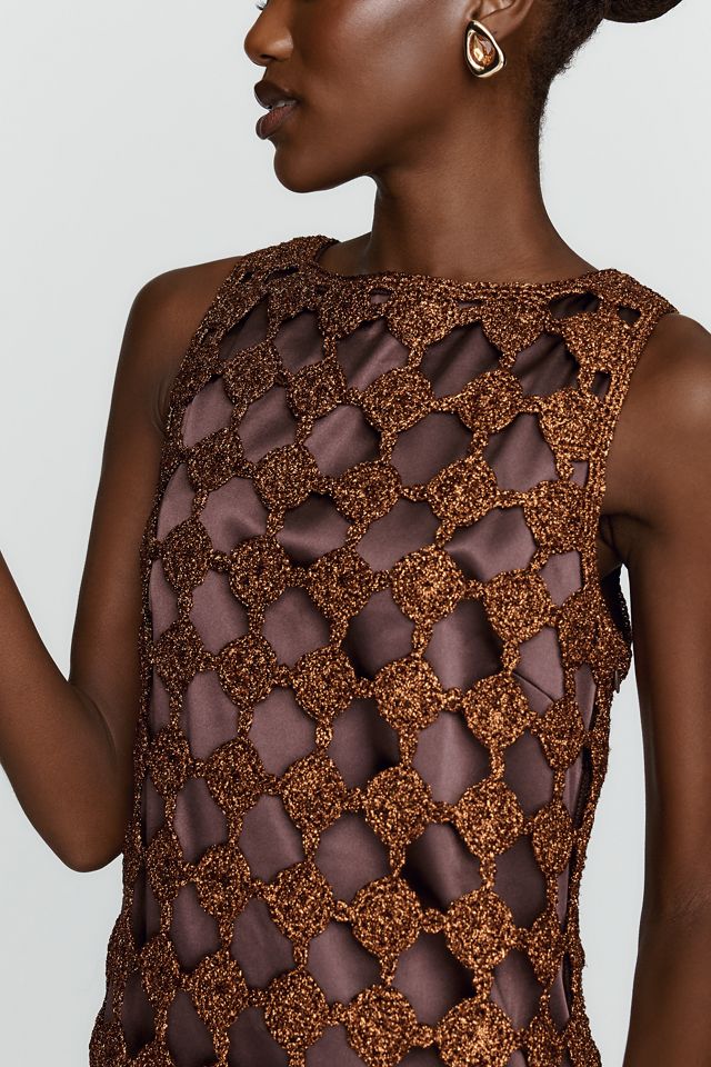 SIMONMILLER Sina Crochet Mini Dress #1