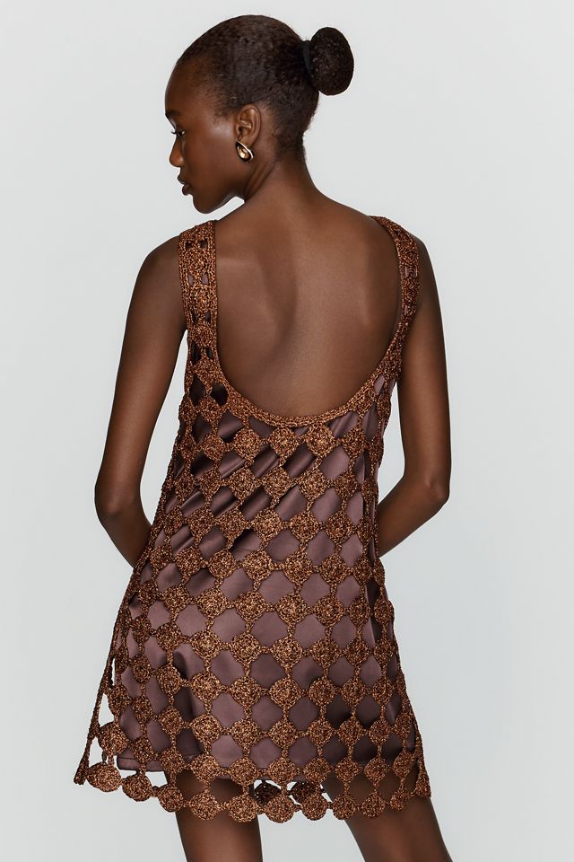 SIMONMILLER Sina Crochet Mini Dress #2
